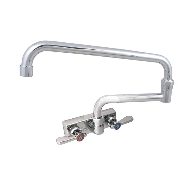 BK Resources EVO-4SM-18 — Splash-Mount Faucet, 18" Spout