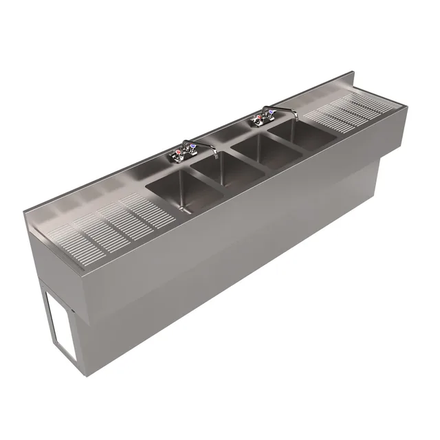 BK Resources UBB-18-496TS — Underbar Unit, stainless steel