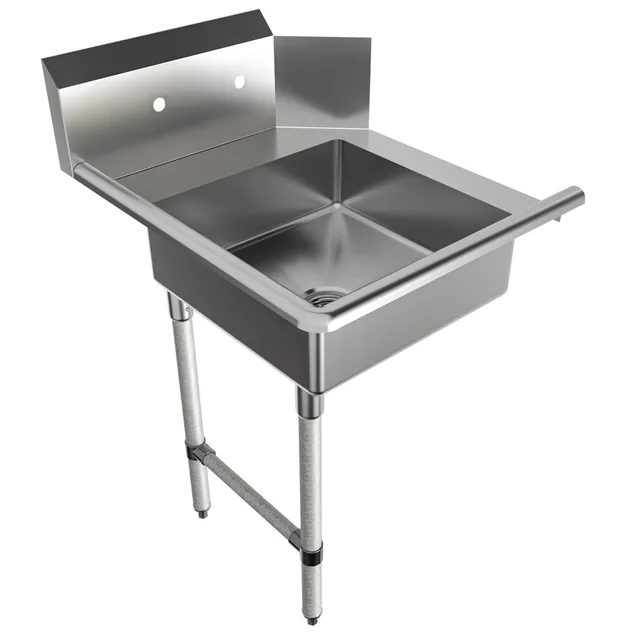 BK Resources BKSDT-26-L — Dish Table, 26" wide, 18-ga 304 stainless steel