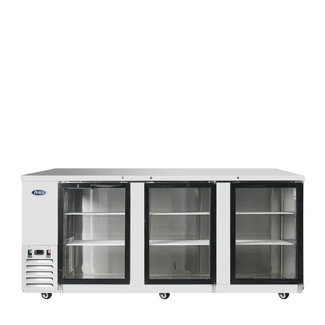 Atosa MBB90GGR — Back-Bar Cooler, 89.3″W, 30.1 cu ft