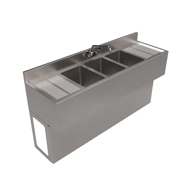 BK Resources UBB-18-360TS — Underbar Unit, stainless steel