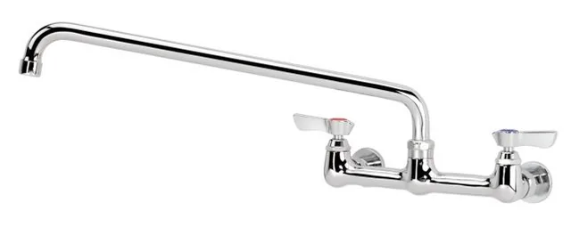 Krowne 12-816L — Wall-Mount Faucet, 8"" Centers, 16" Spout