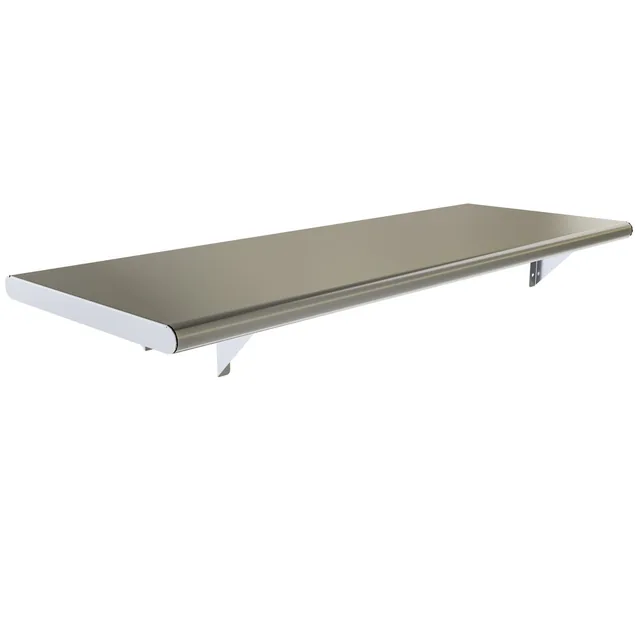 BK Resources PTS-1848 — Shelf, 48"W x 18"D, 16-ga 304 stainless steel