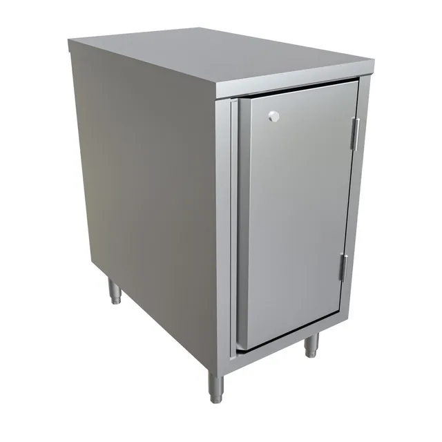 BK Resources CST-3018HL — Cabinet Base Work Table, 18"W x 30"D x 34.75"H, stainless steel