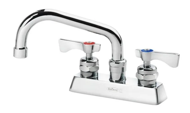 Krowne 15-306L — Deck-Mount Faucet, 4"" Centers, 6" Spout
