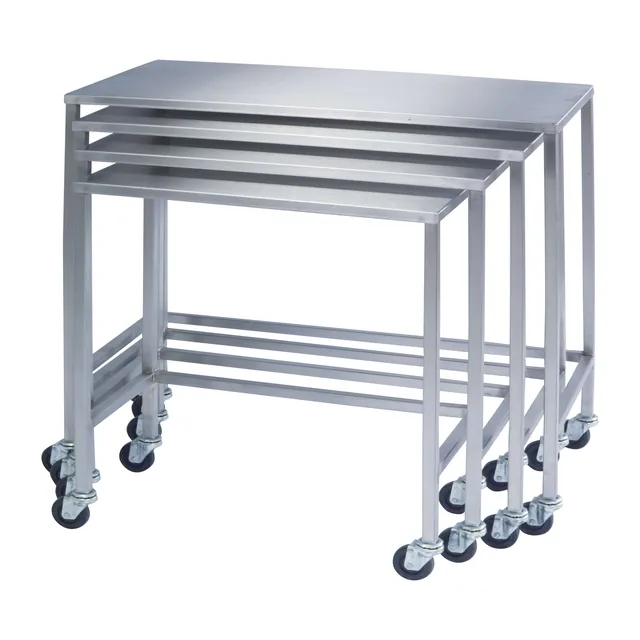 Lakeside 8385 — Open-Base Work Table, 48"W x 24"D, 18-ga stainless