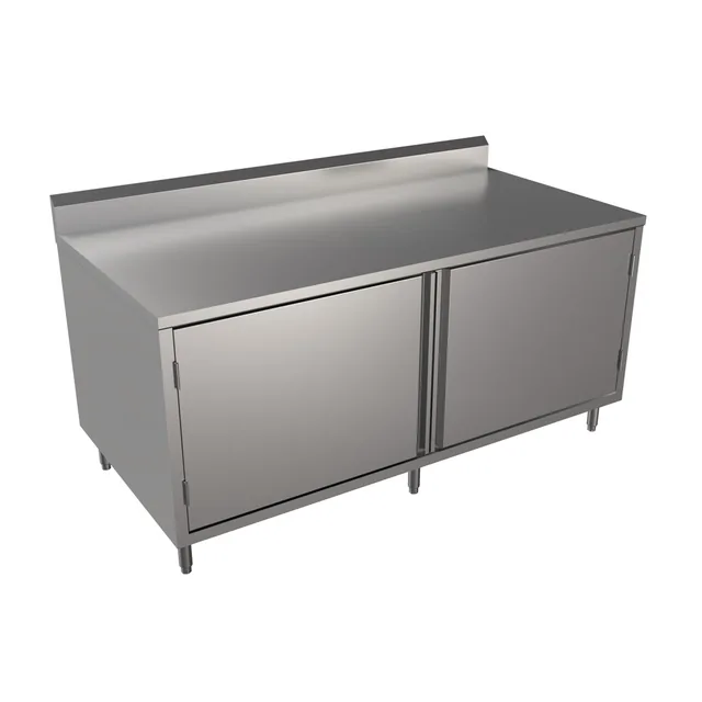 BK Resources CSTR5-3672H — Cabinet Base Work Table, 72"W x 36"D x 39.75"H, stainless steel
