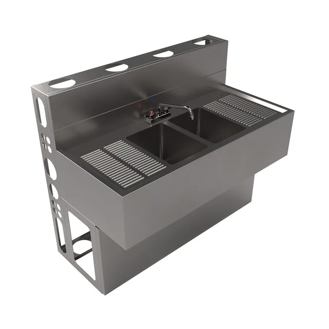 BK Resources UBDW-21-248TS — Underbar Unit, stainless steel