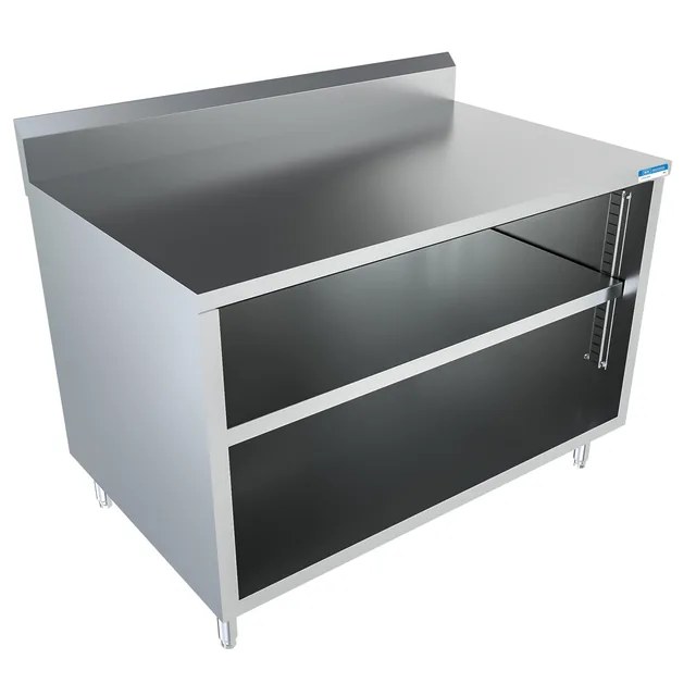 BK Resources CSTR5-3048 — Cabinet Base Work Table, 48"W x 30"D x 39.75"H, stainless steel