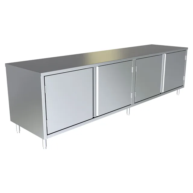 BK Resources CST-30120H2 — Cabinet Base Work Table, 120"W x 30"D x 34.75"H, stainless steel