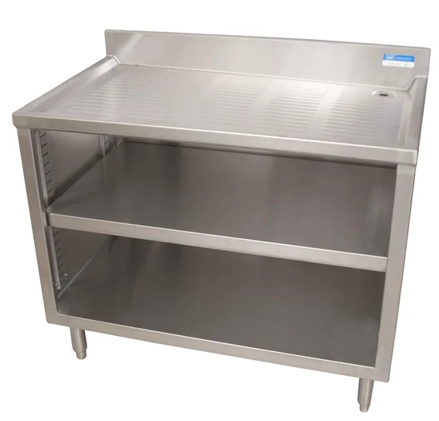 BK Resources UB4-21-GC361 — Underbar Glass Rack Cabinet, 36"W x 21"D, 18-ga 304 stainless steel
