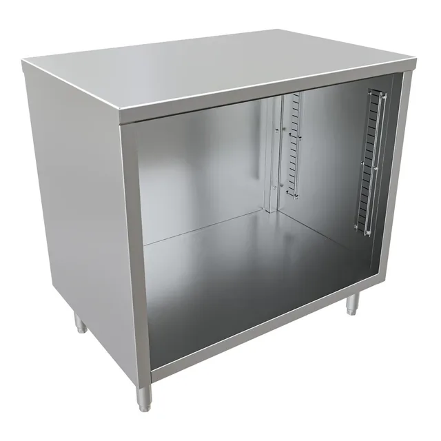 BK Resources CST-2436 — Cabinet Base Work Table, 36"W x 24"D x 34.75"H, 14-ga 304 stainless steel