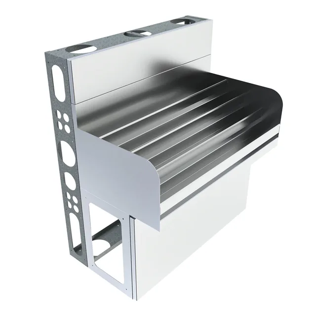BK Resources UBDW-18-LD36 — Underbar Unit, stainless steel