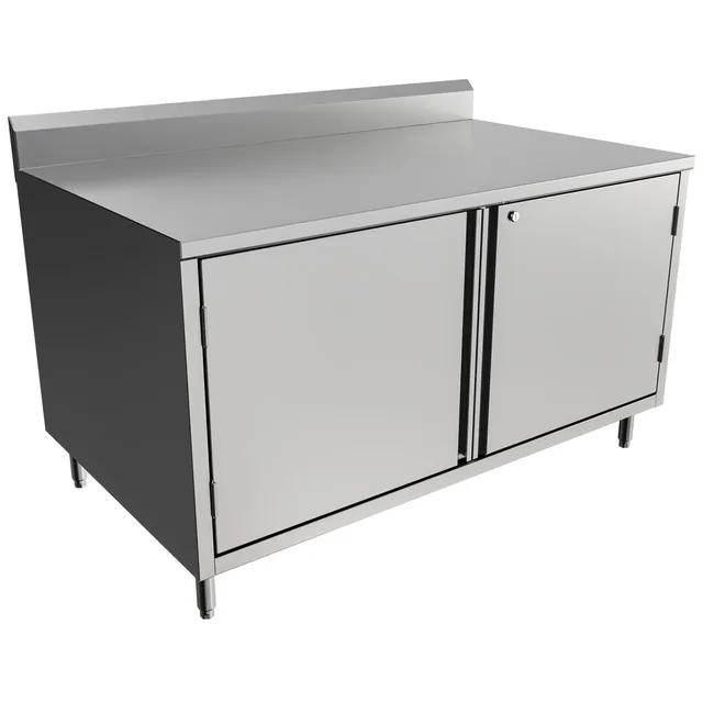 BK Resources CSTR5-3660HL — Cabinet Base Work Table, 60"W x 36"D x 39.75"H, stainless steel
