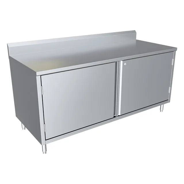 BK Resources CSTR5-3072HL — Cabinet Base Work Table, 72"W x 30"D x 39.75"H, stainless steel