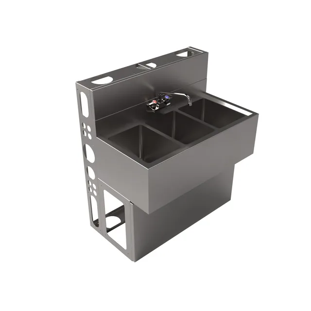 BK Resources UBDW-18-336S — Underbar Unit, stainless steel