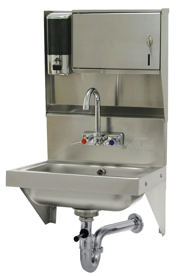 Advance Tabco 7-PS-65 — Hand Sink, 14"W x 10"D, 20-ga stainless steel