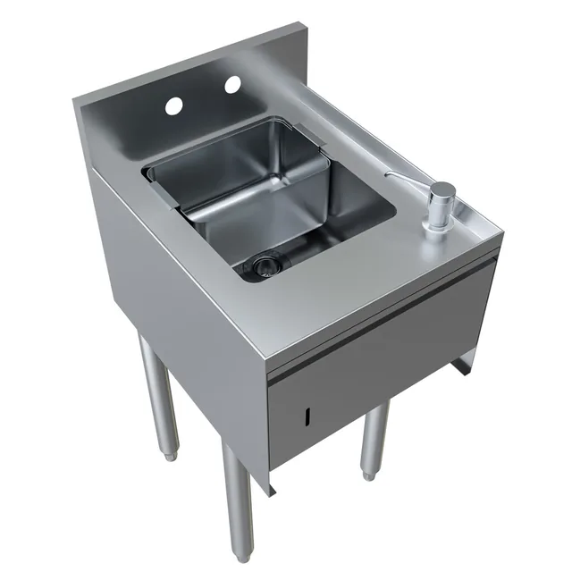 BK Resources UB4-18-1012HST-15 — Underbar Unit, stainless steel