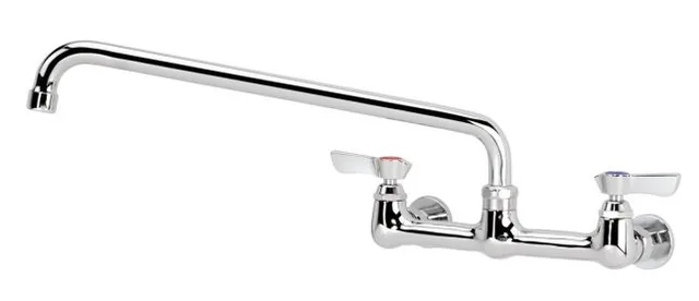 Krowne 12-814L — Wall-Mount Faucet, 8"" Centers, 14" Spout