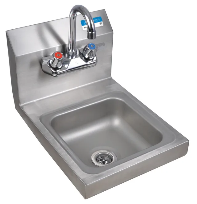 BK Resources BKHS-W-SS-P-G — Hand Sink, stainless steel