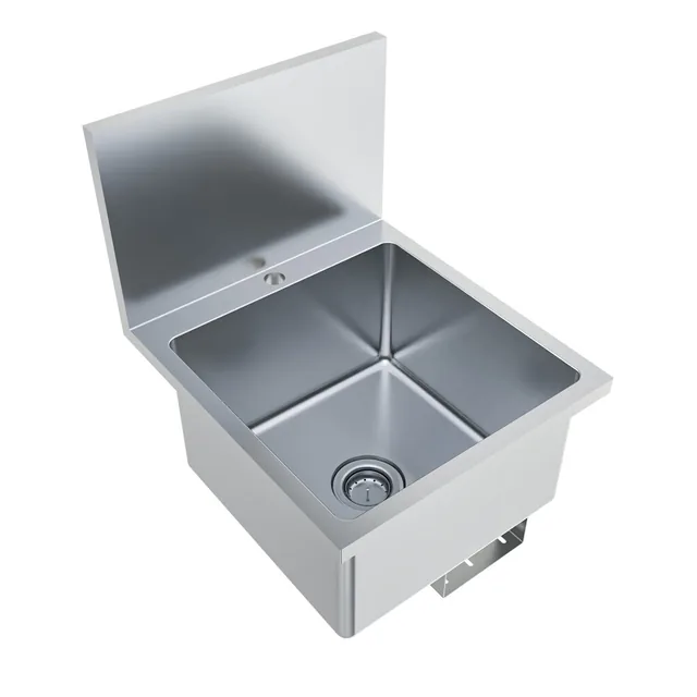 BK Resources BKHS-D-1616 — Hand Sink, 16"W x 16"D x 22"H, stainless steel