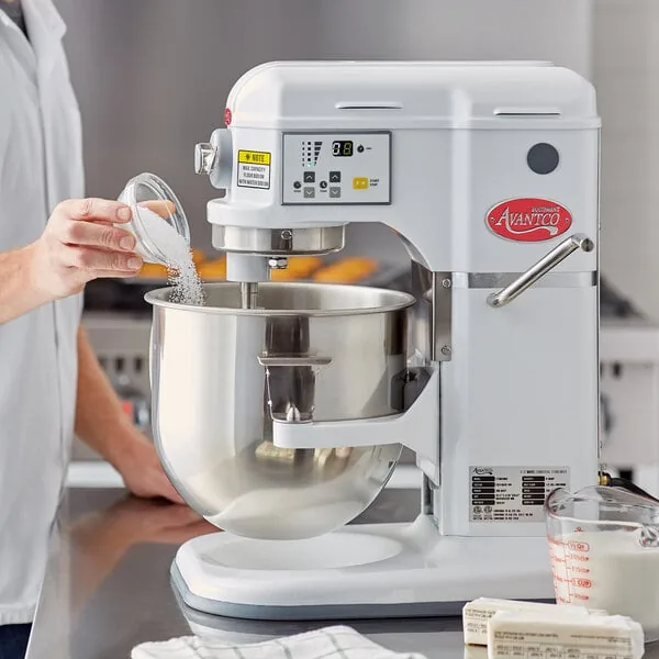Avantco MIX8WH — Planetary Mixer, 12"W x 16"D x 19"H, 8-qt, 0.8 HP