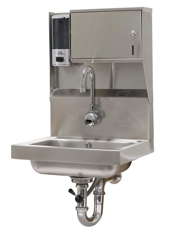 Advance Tabco 7-PS-61 — Hand Sink, 14"W x 10"D, 20-ga stainless steel