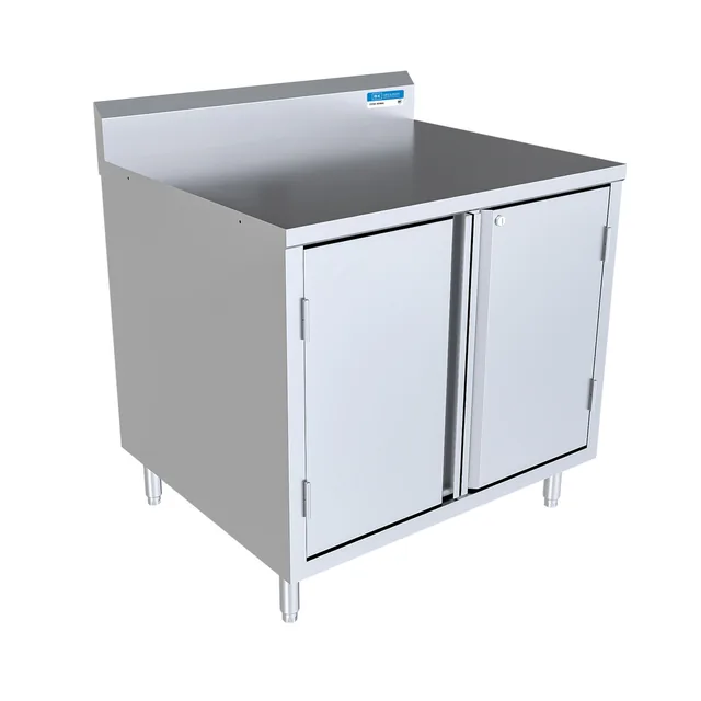 BK Resources CSTR5-3036HL — Cabinet Base Work Table, 36"W x 30"D x 39.75"H, stainless steel