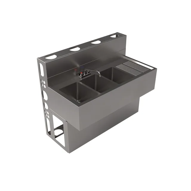 BK Resources UBDW-21-348RS — Underbar Unit, stainless steel