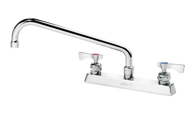 Krowne 15-512L — Deck-Mount Faucet, 8"" Centers, 12" Spout