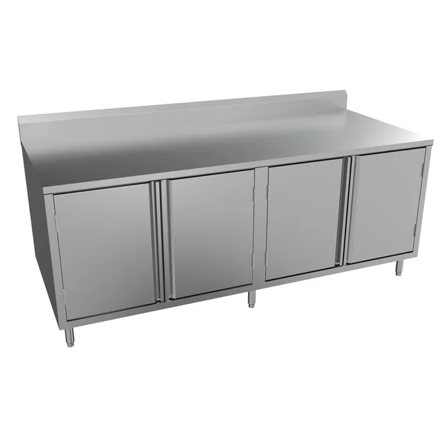 BK Resources CSTR5-3684H — Cabinet Base Work Table, 84"W x 36"D x 39.75"H, stainless steel