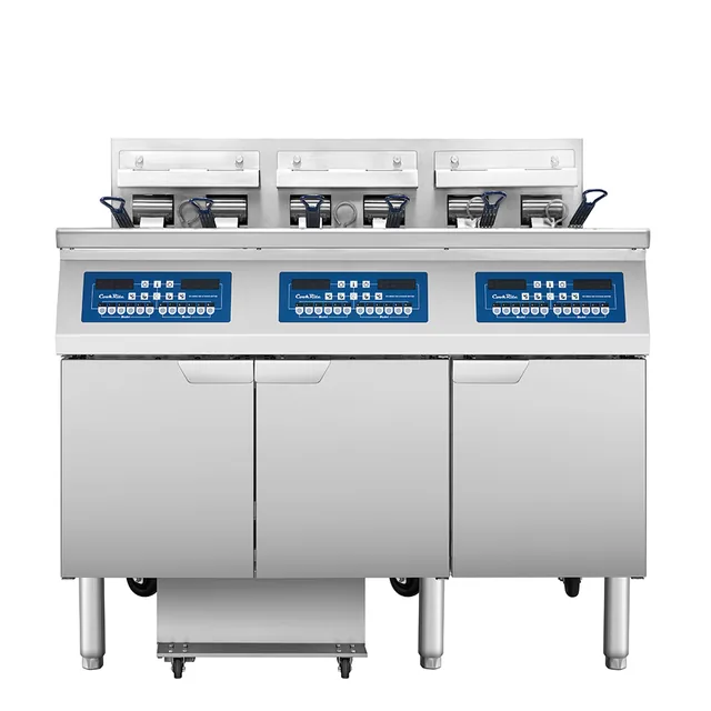Atosa AEFF-50-3T — Electric Fryer, 51″W