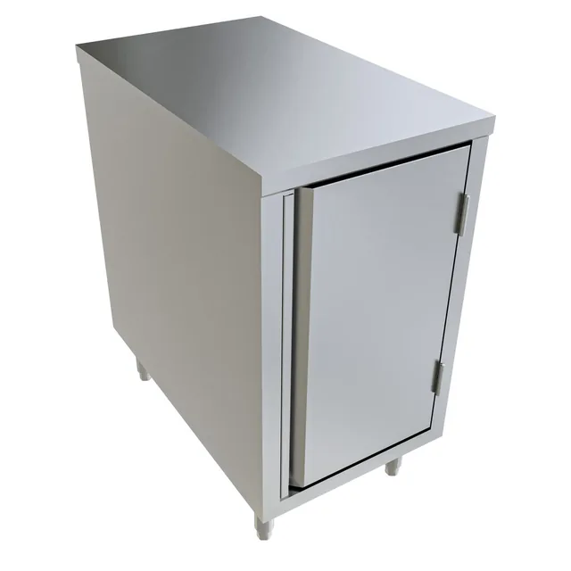 BK Resources CST-3018H2 — Cabinet Base Work Table, 18"W x 30"D x 34.75"H, stainless steel