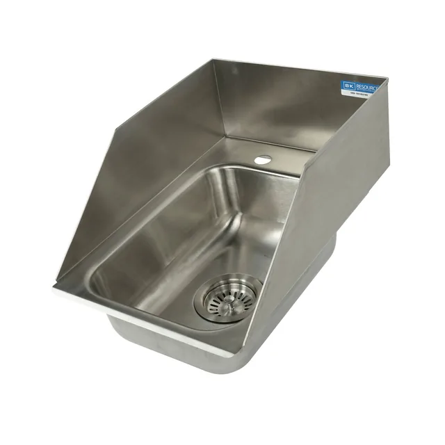 BK Resources DDI-1014524S — Drop-In Sink, 12.63"W x 18.5"D x 10.5"H, stainless steel