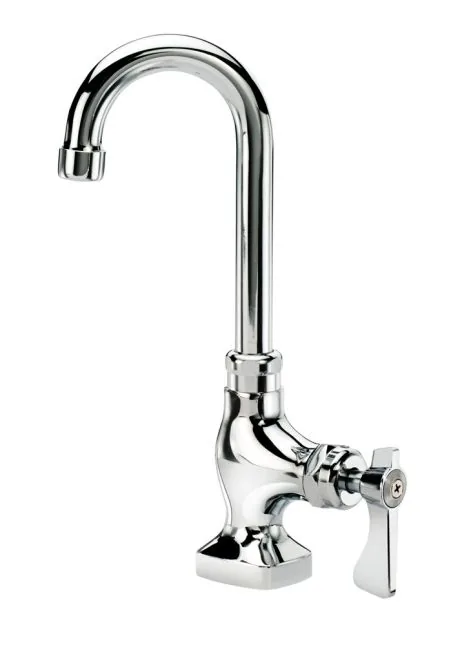 Krowne 16-202L — Deck-Mount Gooseneck Faucet, Single-Hole, 3.5" Spout