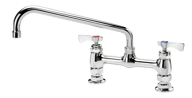 Krowne 15-812L — Deck-Mount Faucet, 8"" Centers, 12" Spout