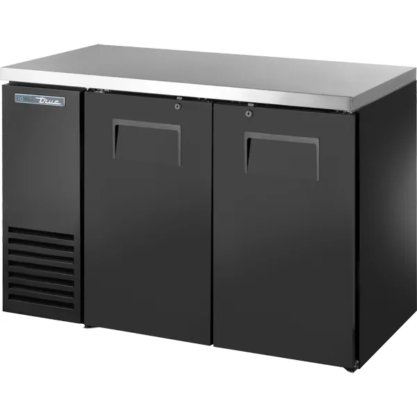 True TBB24-48-2S-Z1-SFT-B-1 — Back Bar Refrigerator with 2 Doors, 48.12"W x 24.88"D