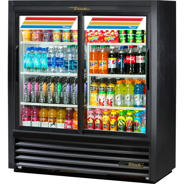 True GDM-41SL-54-HC-LD — Reach-In Refrigerator with 2 Glass Doors, 47.13"W x 21"D x 54.13"H, 14.1 cu ft