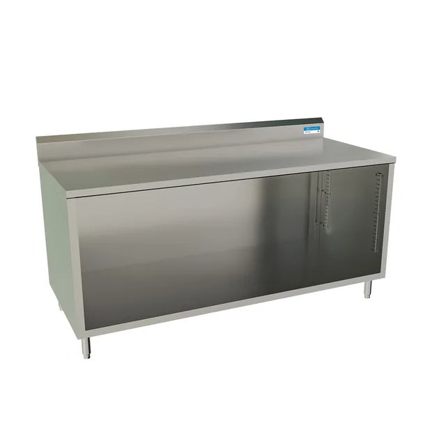 BK Resources CSTR5-3072 — Cabinet Base Work Table, 72"W x 30"D x 39.75"H, stainless steel