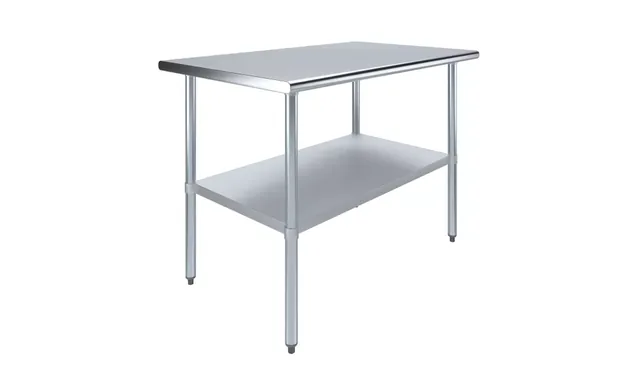 AmGood AMGWT-3048 — Work Table, 48"W x 30"D, 18-ga 430 stainless steel