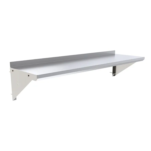BK Resources BKWS6-1448 — Wall Shelf, 48"W x 14"D, stainless steel