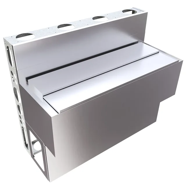 BK Resources UBDW-18-IB48 — Underbar Unit, stainless steel