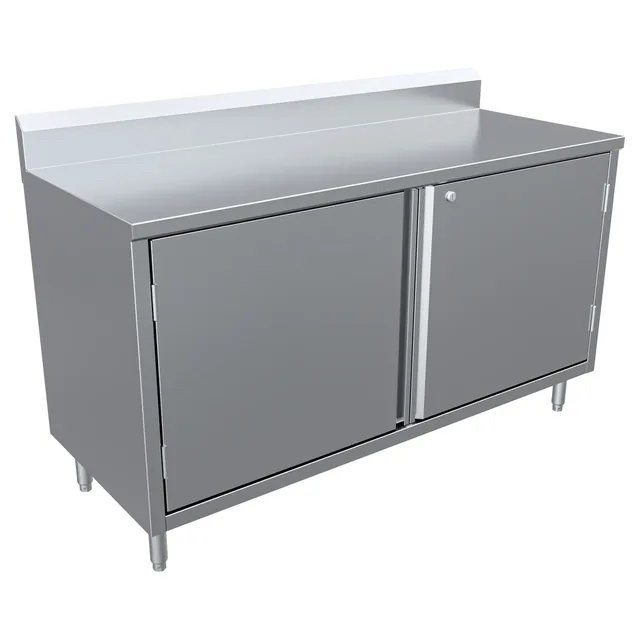 BK Resources CSTR5-2460HL — Cabinet Base Work Table, 60"W x 24"D x 39.75"H, stainless steel