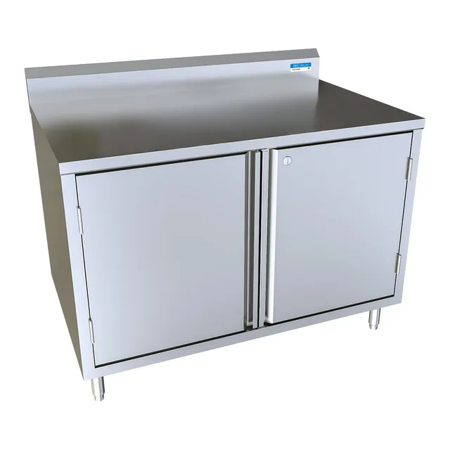 BK Resources CSTR5-3048HL — Cabinet Base Work Table, 48"W x 30"D x 39.75"H, stainless steel