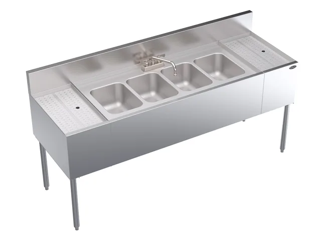 Krowne KR24-64C — Bar Sink, 72"W x 24"D
