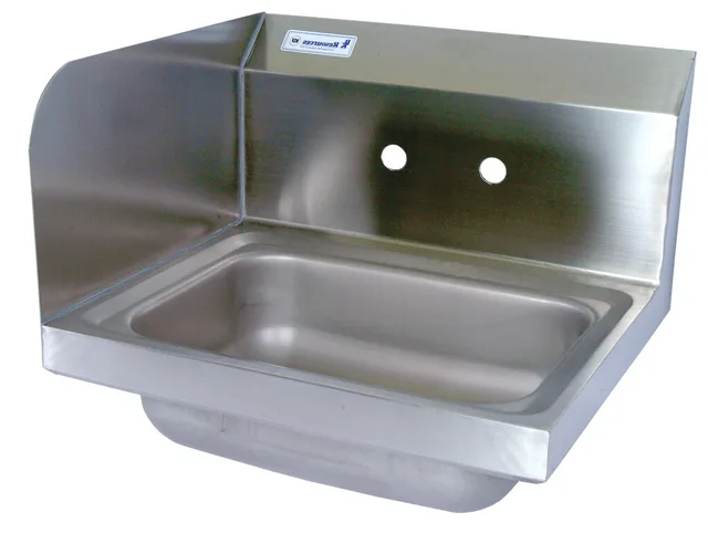 BK Resources BKHS-W-1410-LS — Hand Sink, 17"W x 15.5"D x 13.13"H, stainless steel