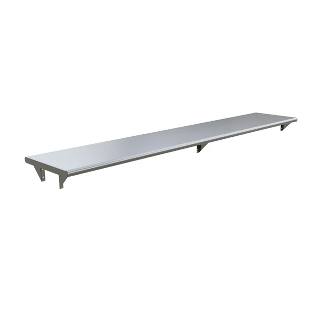 BK Resources PTS-1896 — Shelf, 96"W x 18"D, 16-ga 304 stainless steel