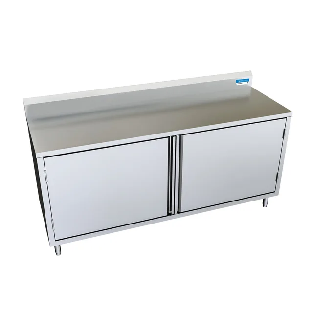 BK Resources CSTR5-2472H — Cabinet Base Work Table, 72"W x 24"D x 39.75"H, stainless steel