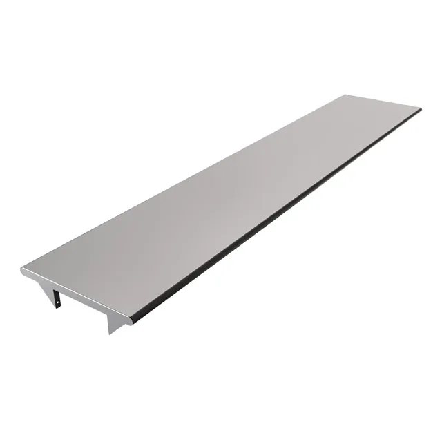 BK Resources PTS-24120 — Shelf, 120"W x 24"D, 16-ga 304 stainless steel
