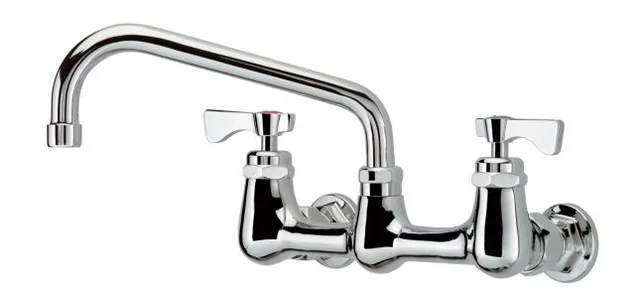 Krowne 14-808L — Wall-Mount Faucet, 8"" Centers, 8" Spout